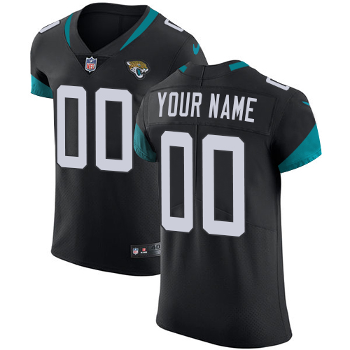 Men's Jacksonville Jaguars Black Alternate Vapor Untouchable Custom Elite NFL Stitched Jersey
